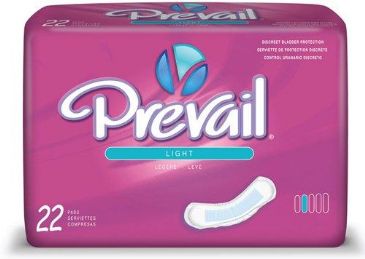 Moderate to Light Moderate Prevail Incontinence Pads